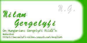 milan gergelyfi business card